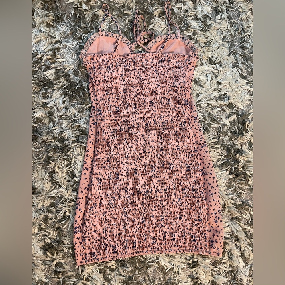 SOLD π Ruffle Lace-Up Floral Mini Dress β Windsor (M) π - Picture 11 of 11